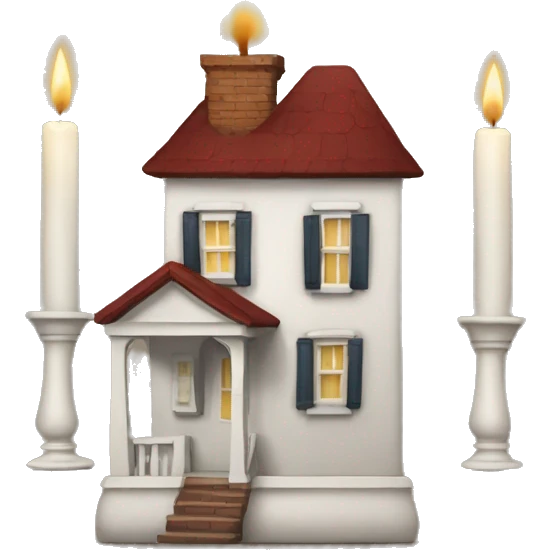 candlestick house emoji