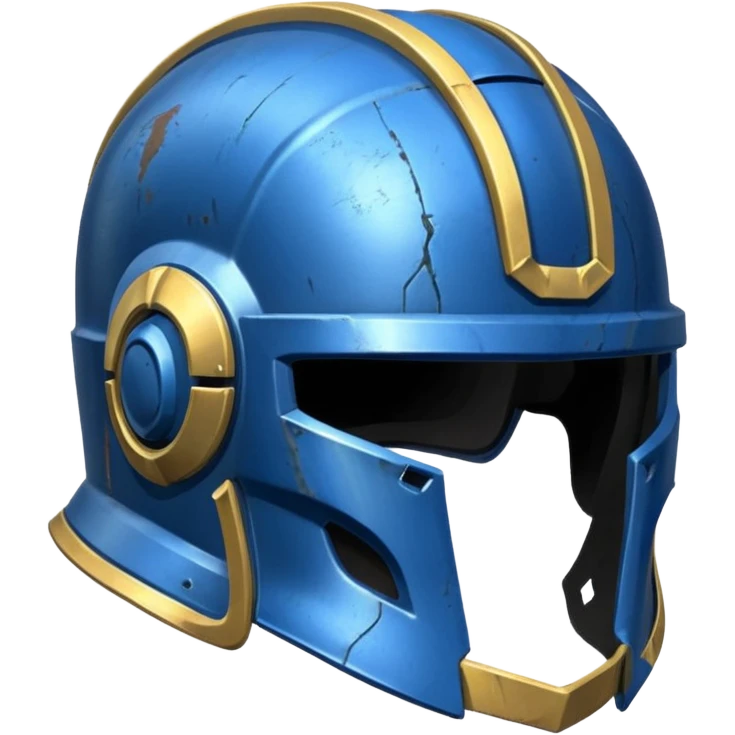 Blue titan helmet  emoji