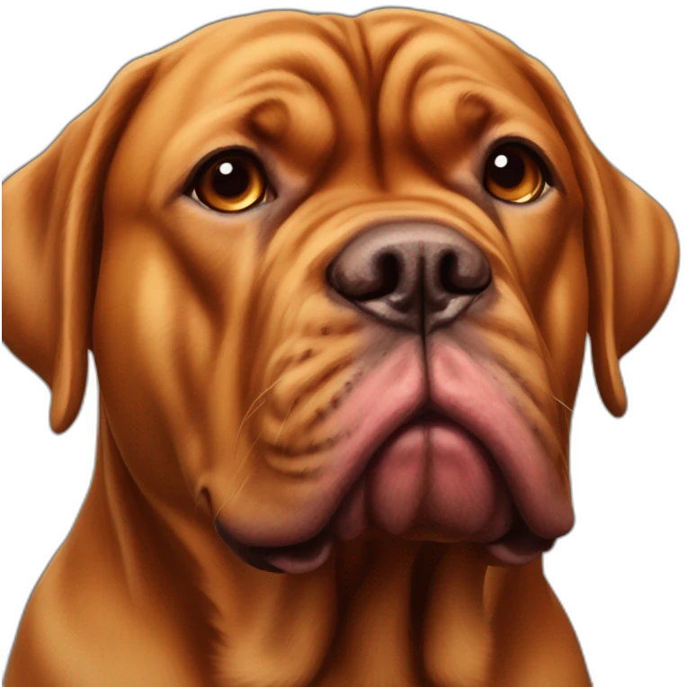 Dogue de bordeaux emoji