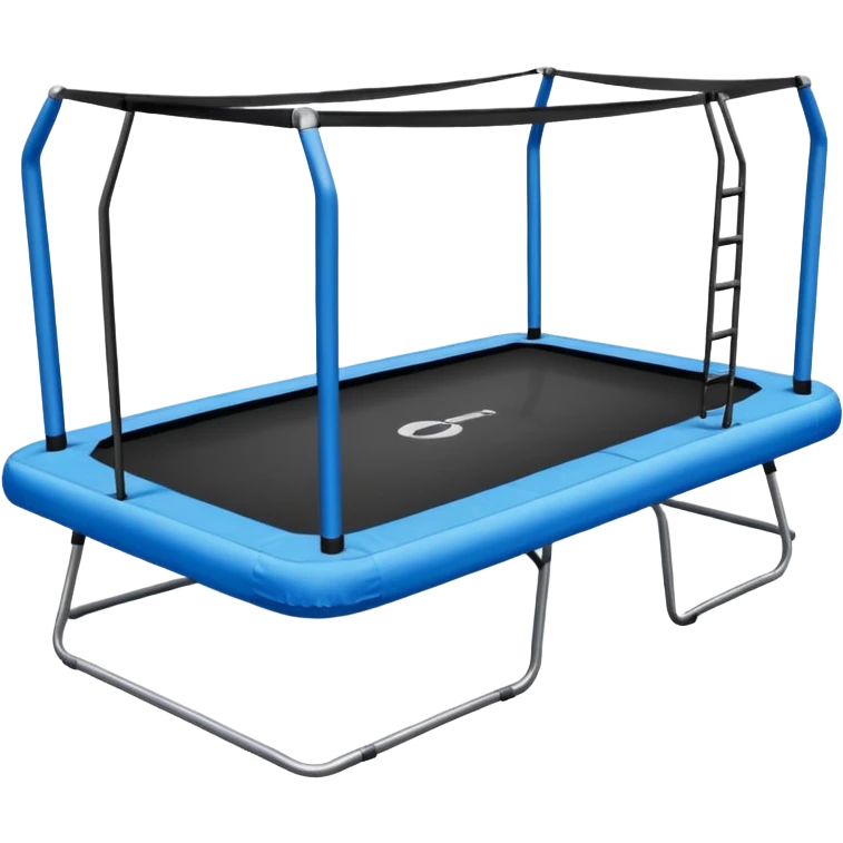 trampoline rectangulaire sans filet  emoji