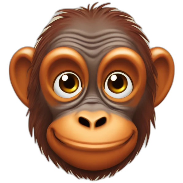 orangutan Chupa Chups emoji