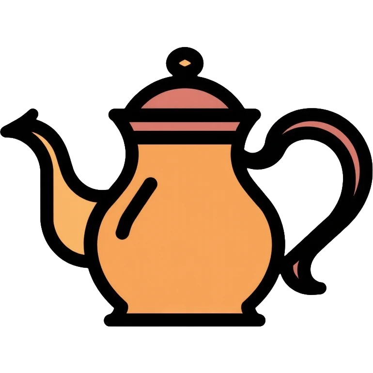 Traditional Saudi coffee pot Dallah emoji
