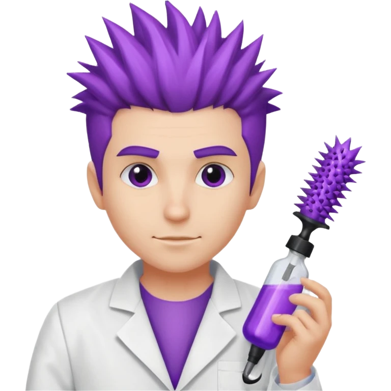 purple mutant hairdresser emoji