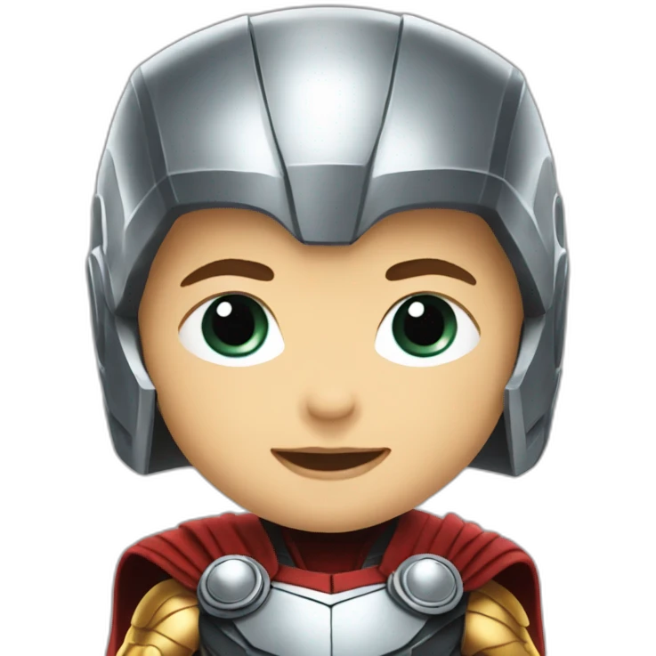 thor baby in iron man outfit emoji