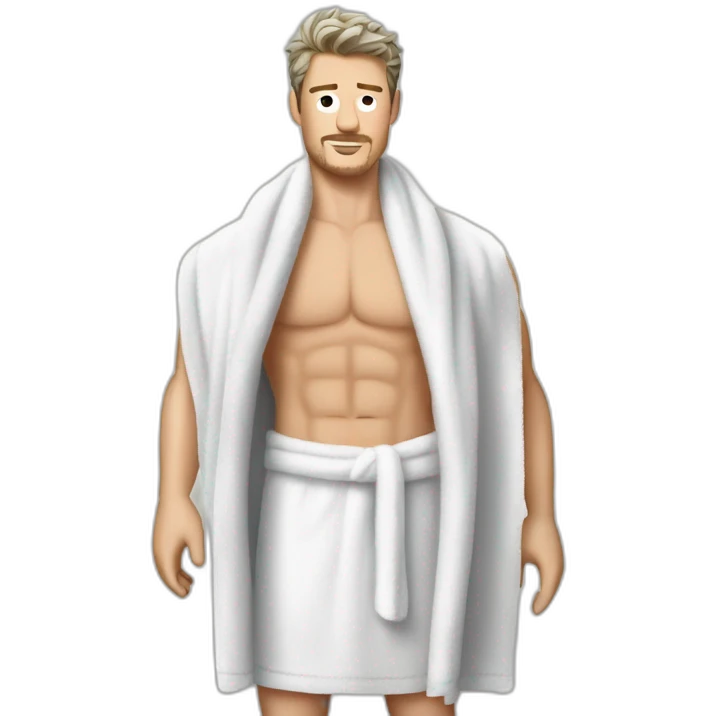 Mark Sloan (Eric Dane) Grey's Anatomy Body in Towel emoji