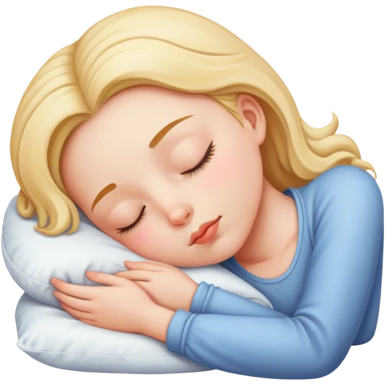 Sleeping girl emoji