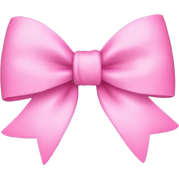 Pink bow emoji