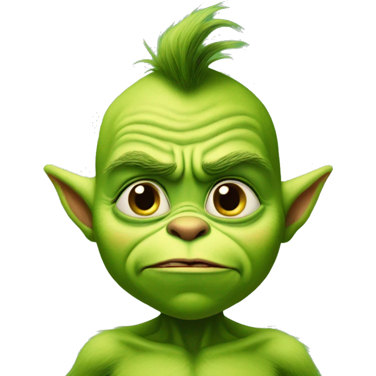 baby grinch, but he should be fat emoji