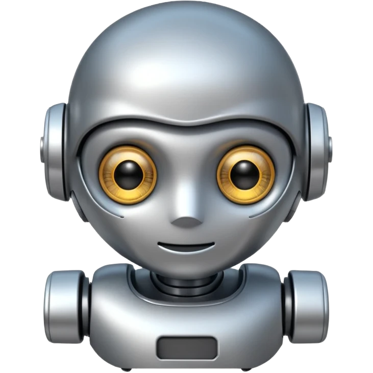 a.i cute robot emoji