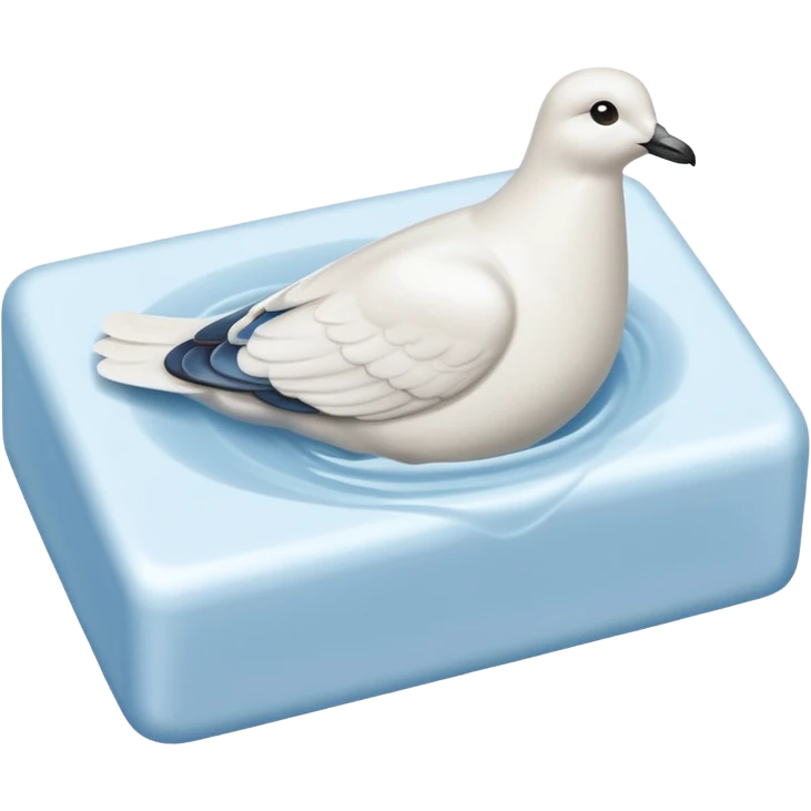 Dove white soap emoji