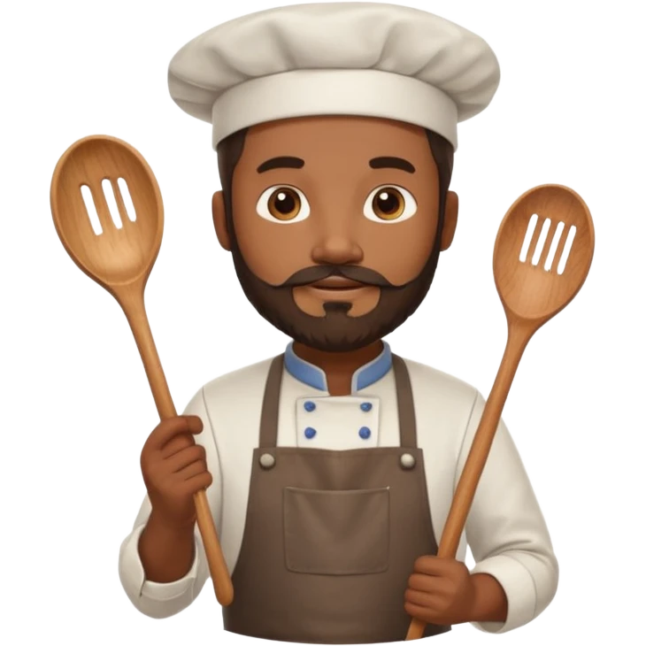 Bearded male chef – brown apron




 emoji