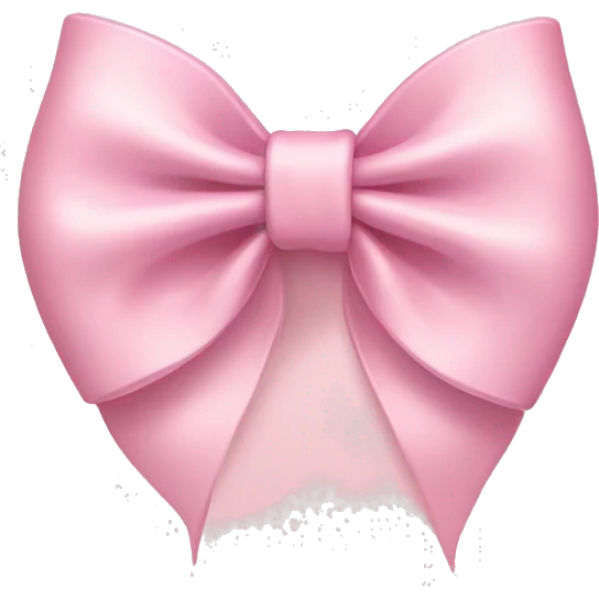 Light pink bow  emoji