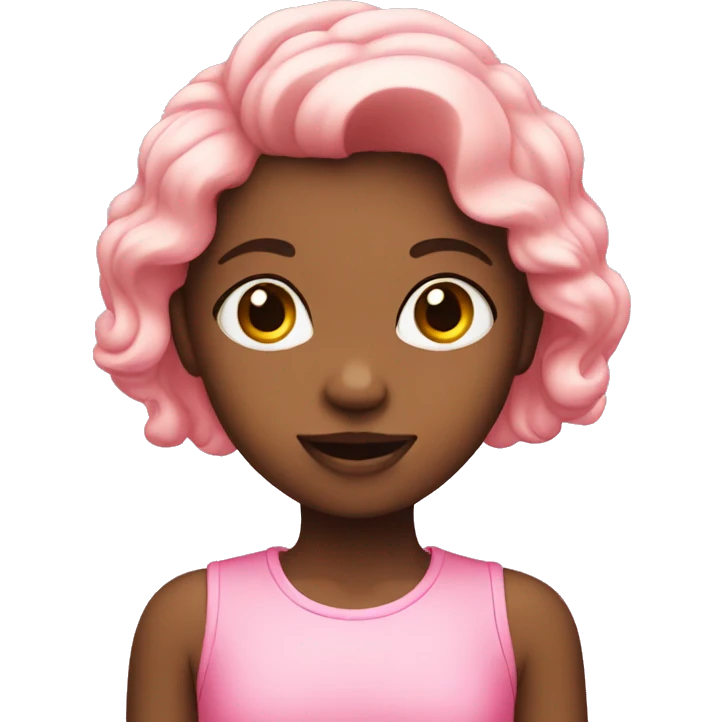 Pink girl emoji