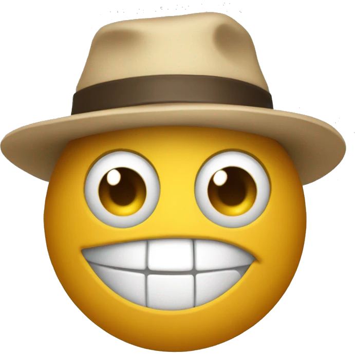 A ball in a hat emoji