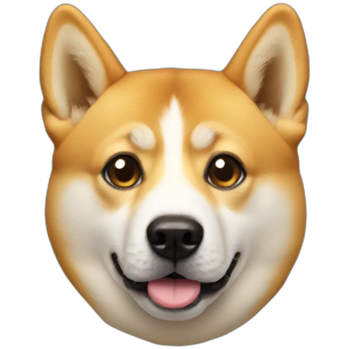 Doge with tophst emoji