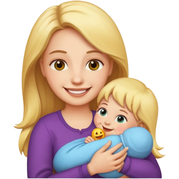 woman holding baby emoji emoji