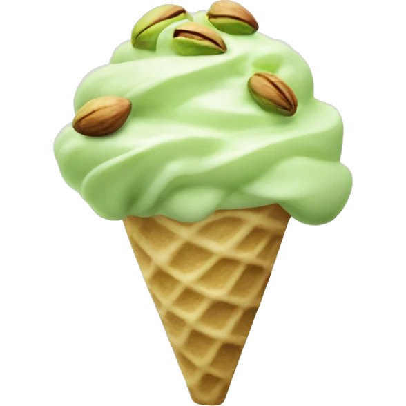 Pistachio gelato emoji
