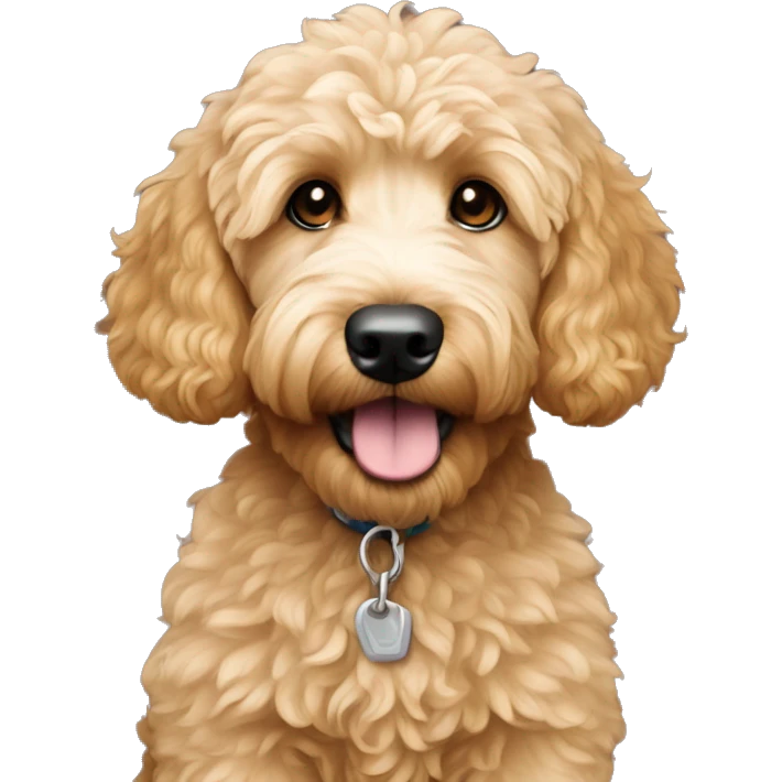 mini goldendoodle emoji