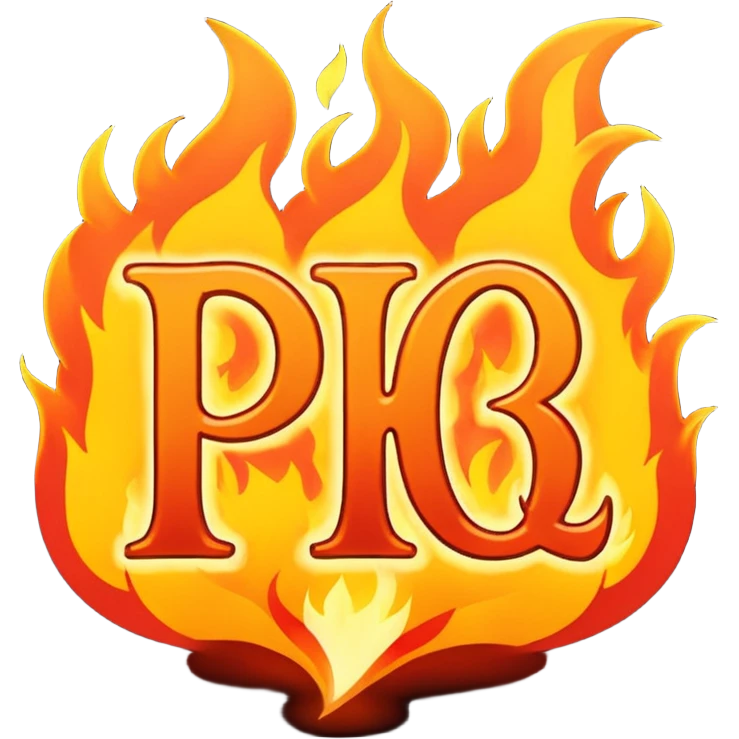 Can you make a banner that says PYRO in gothic letters, the letters should also be on fire  emoji
