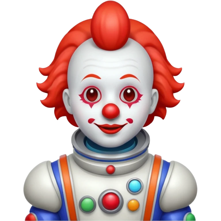 clown from outer space emoji