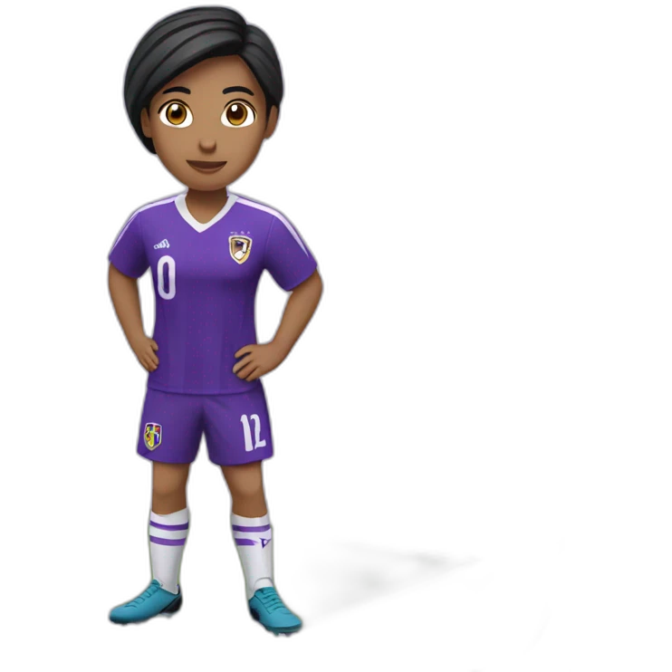 Futbolista violeta  emoji
