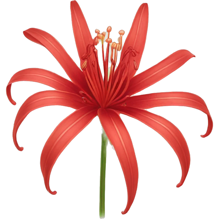 Red spider lily emoji