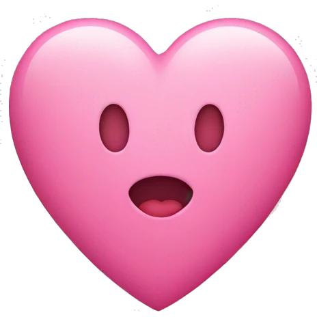 Pink heart emoji