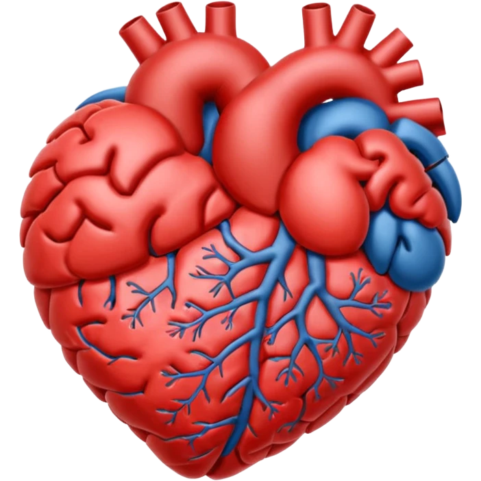 Brain and heart emoji