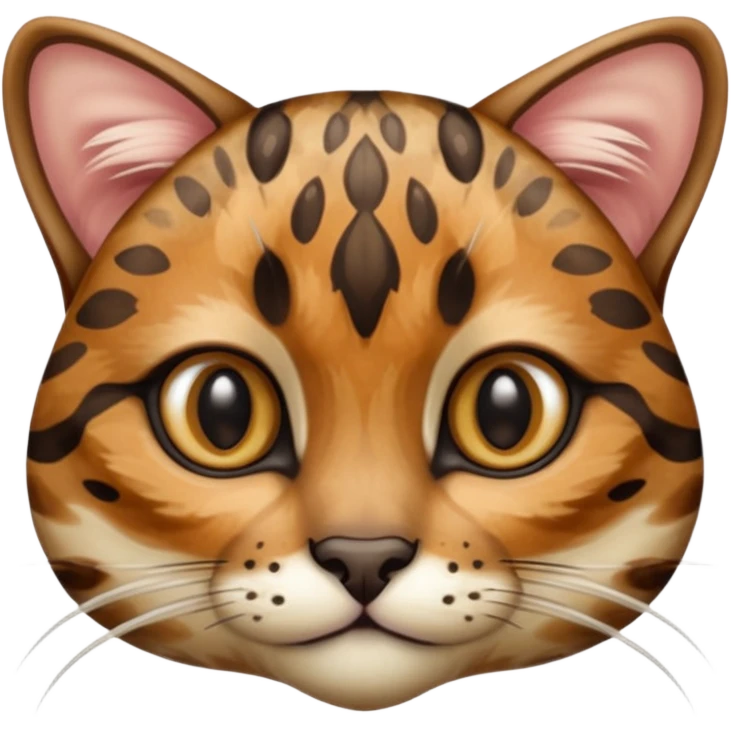 Bornean Marbled Cat (Catopuma badia) emoji
