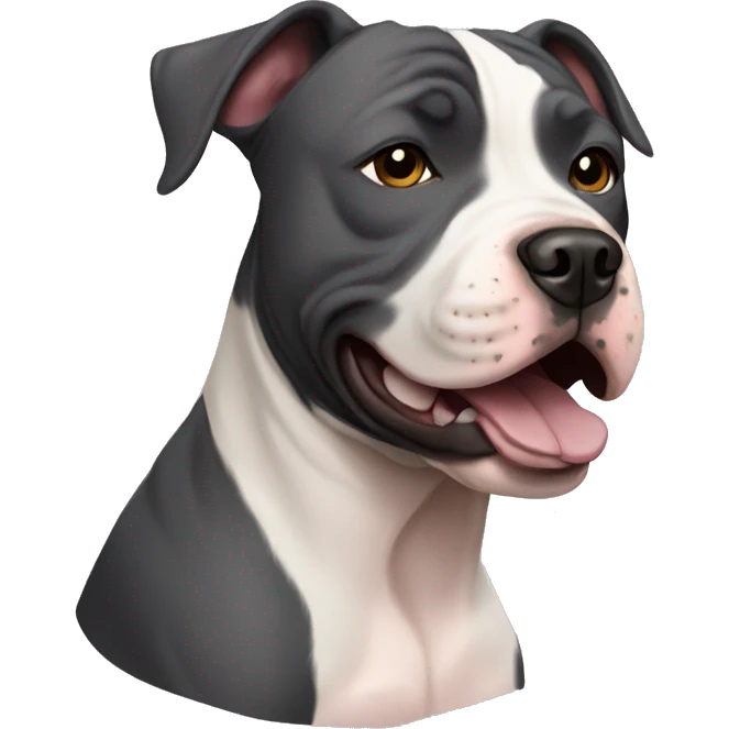 Staffordshire pit bull emoji