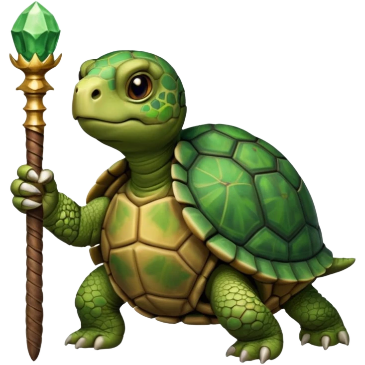 tortiose with scepter emoji