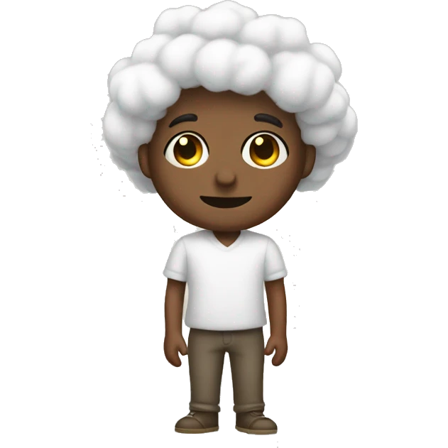 Cotton person emoji
