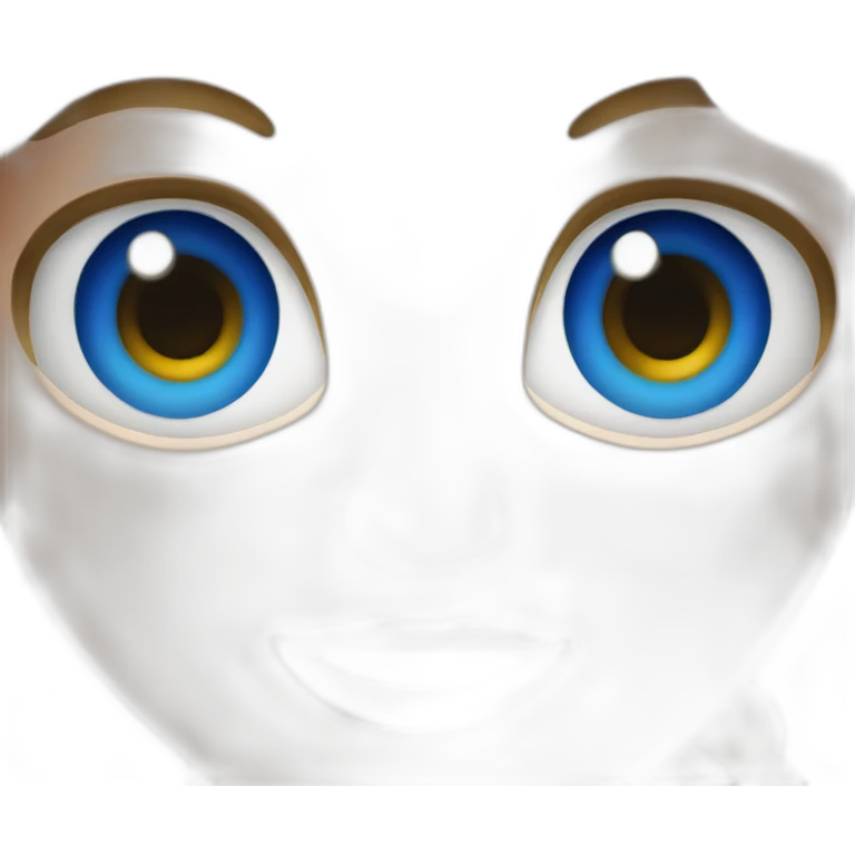 The arrow click at the blue eye emoji