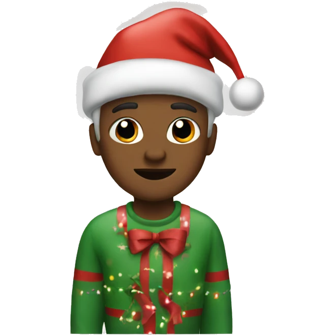 Christmas vibes emoji