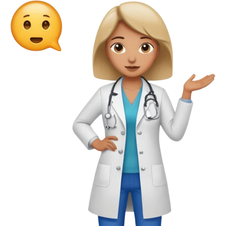 Doctor shaking her butt emoji