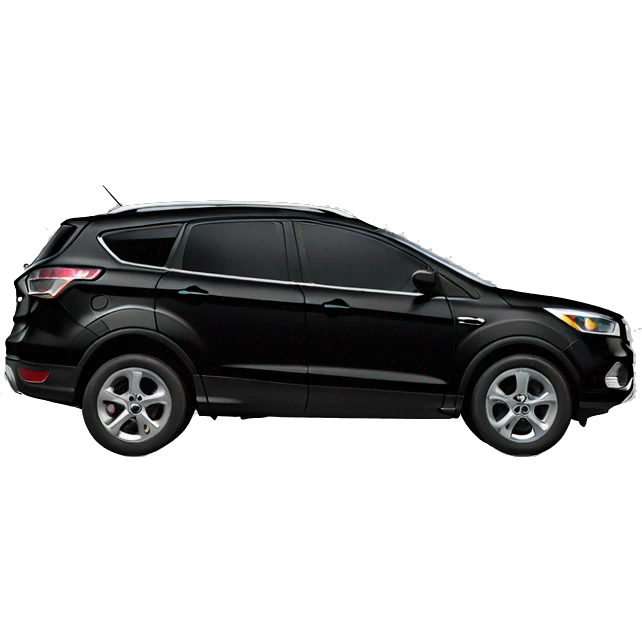 All black ford escape emoji