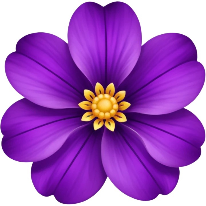 violet flower emoji emoji