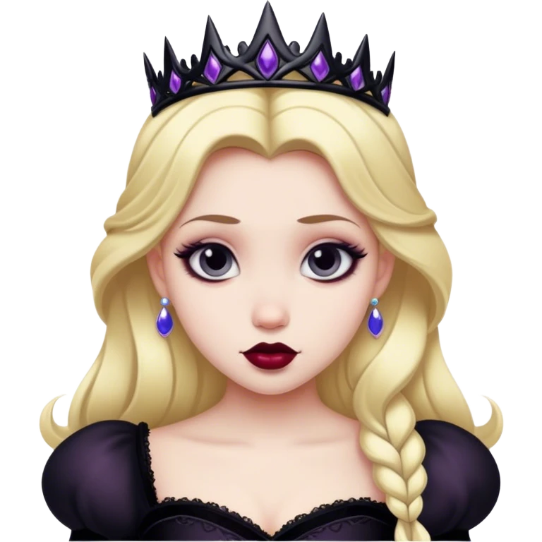 gothic disney princess emoji
