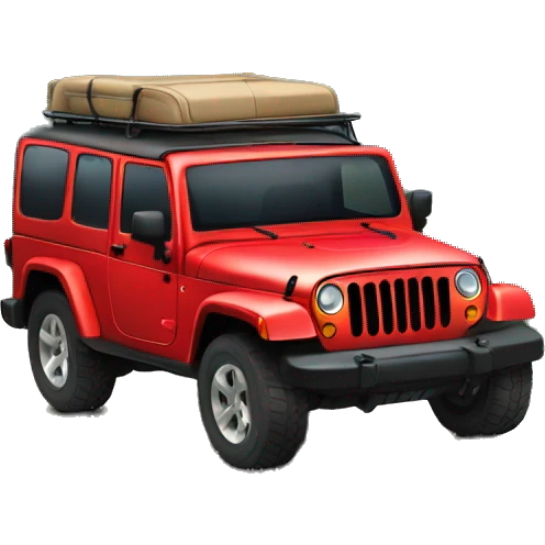 jeep inthe mountains emoji