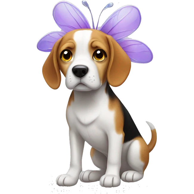 Fairy beagle  emoji