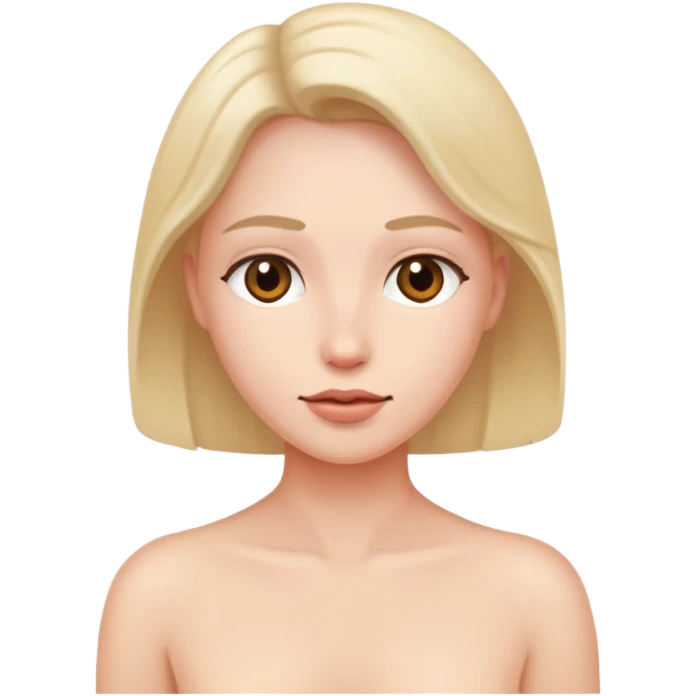 Nude thecher  emoji