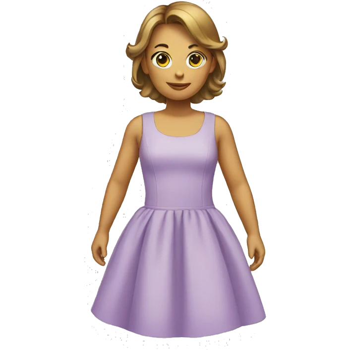 simple dress emoji