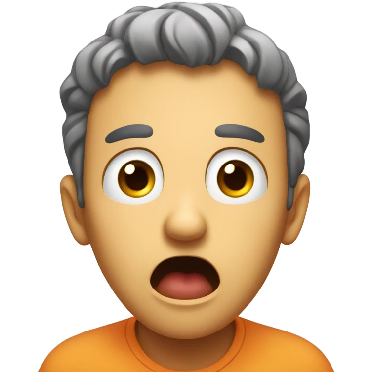 Shocked face emoji