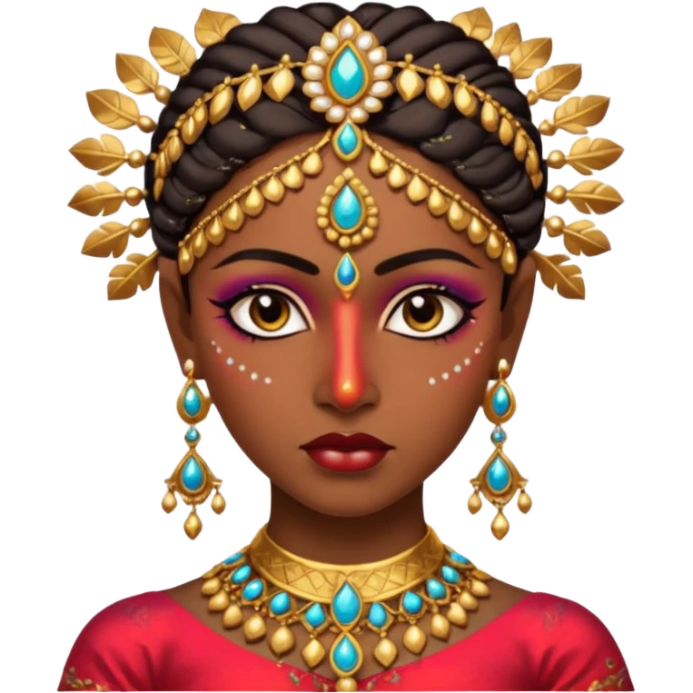 indian dancer face emoji