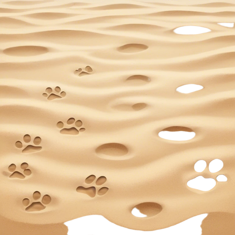 Paw prints emoji