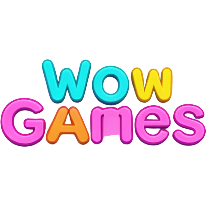The word Games in neon colors emoji