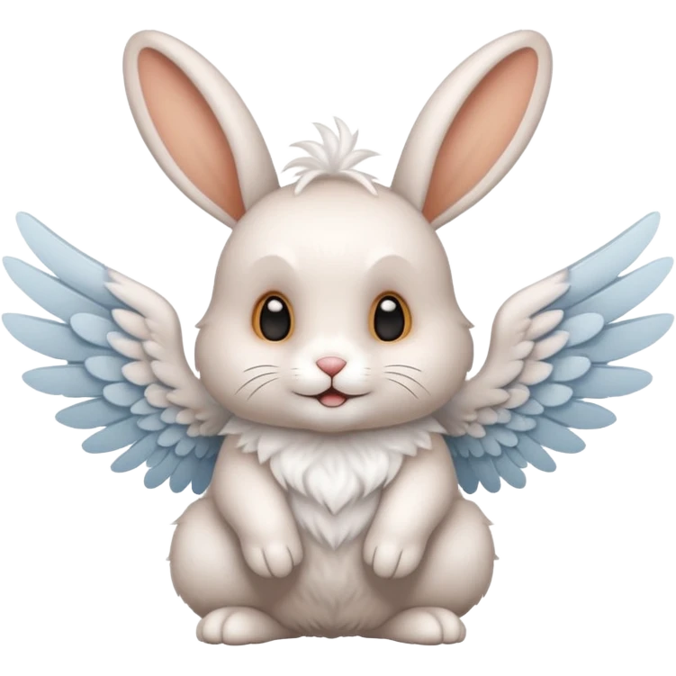 a rabbit with wings emoji