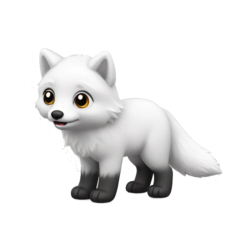 arctic fox toy emoji