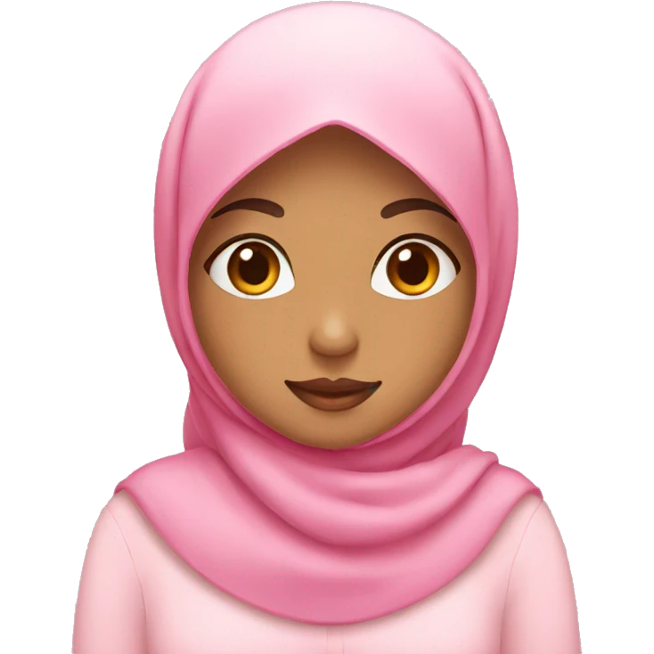 Hijab girl with hearts emoji