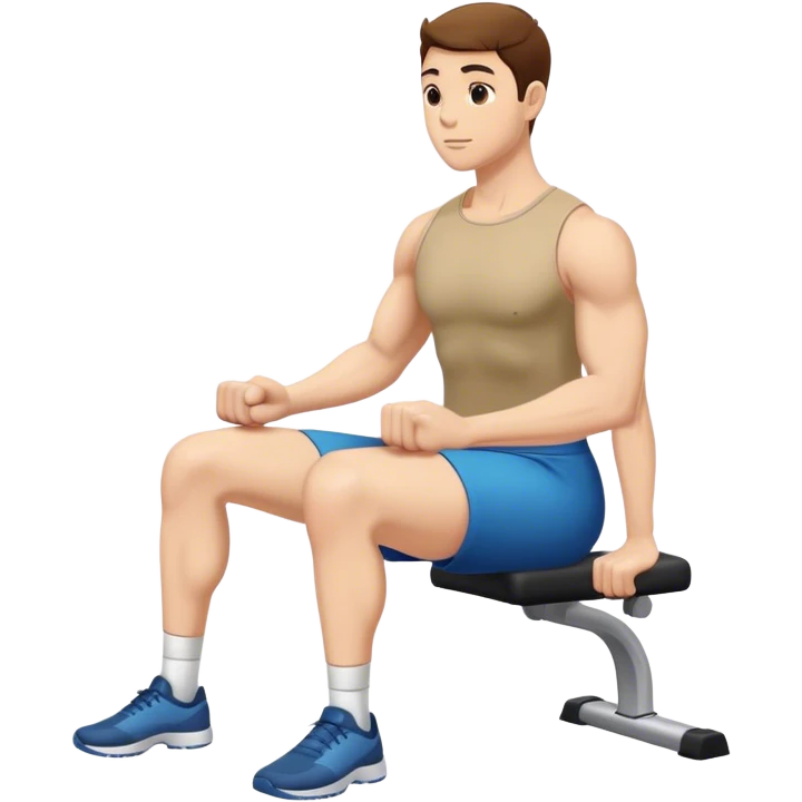 seated calf raise exercise emoji